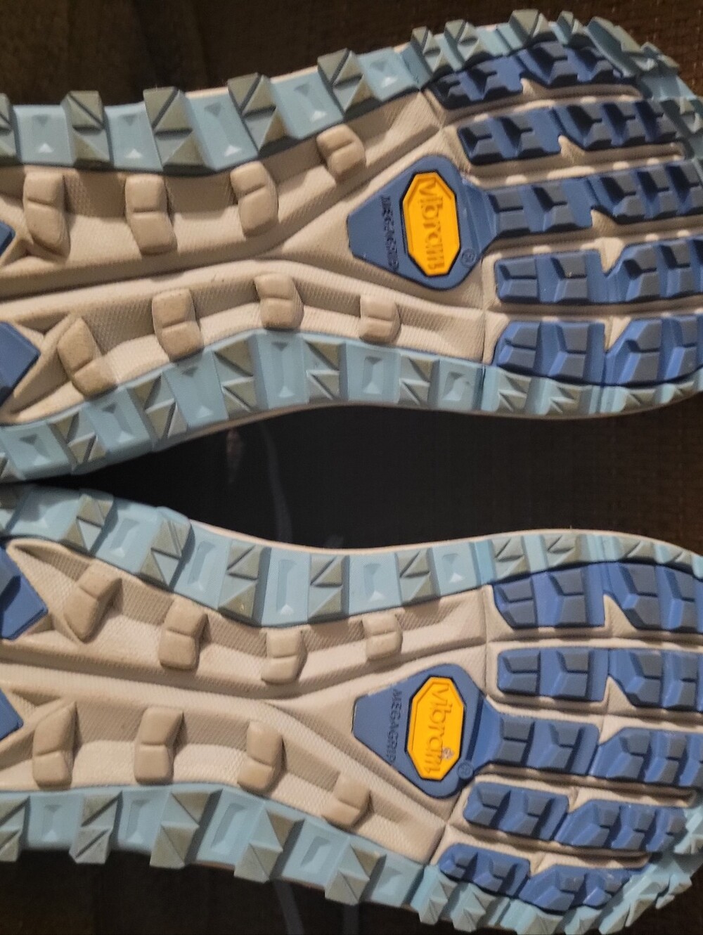 Altra Women's Trail Shoes in White & Light Blue with Vibram - Picture 4 of 4